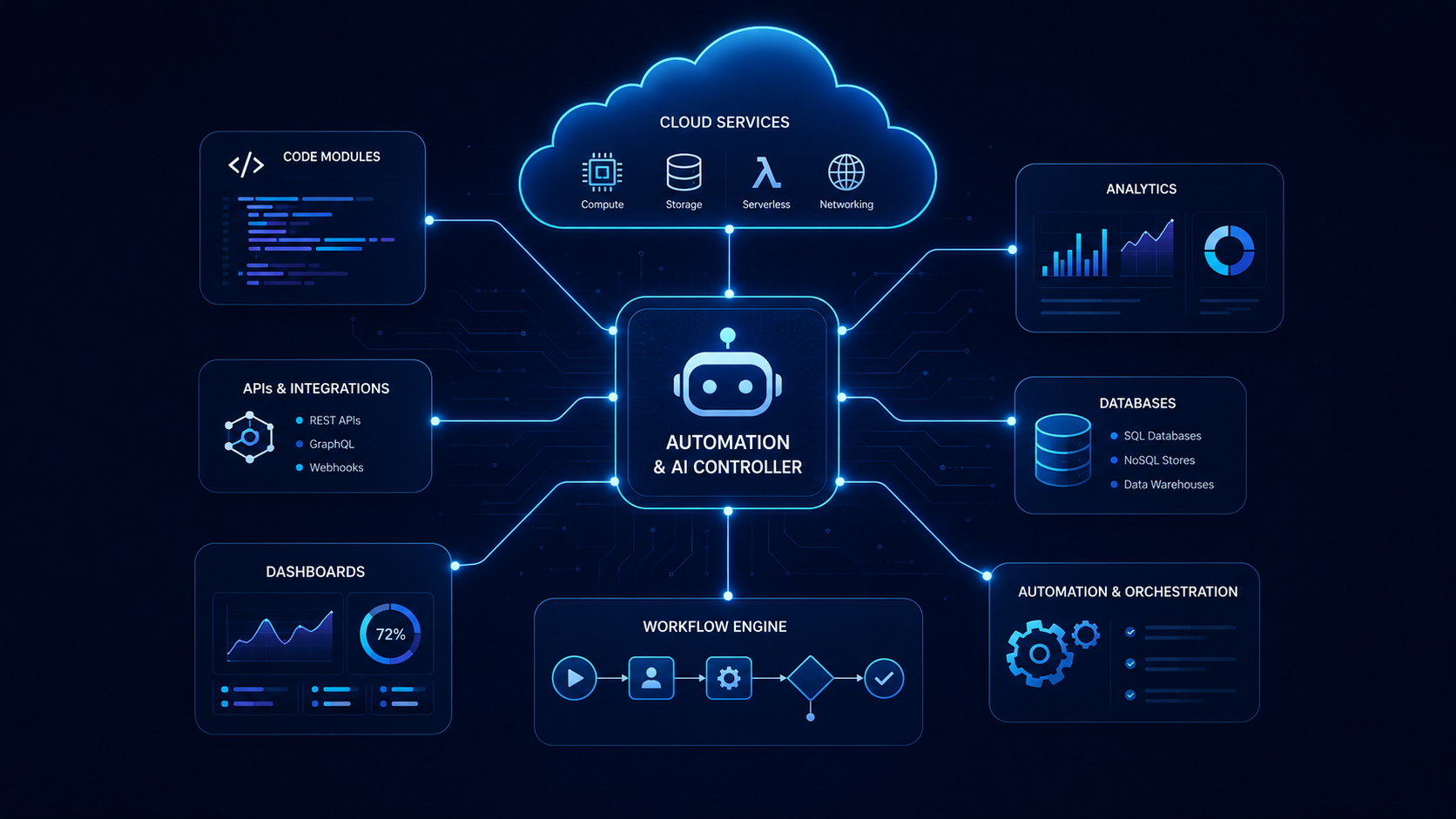 Automation and cloud workflow image