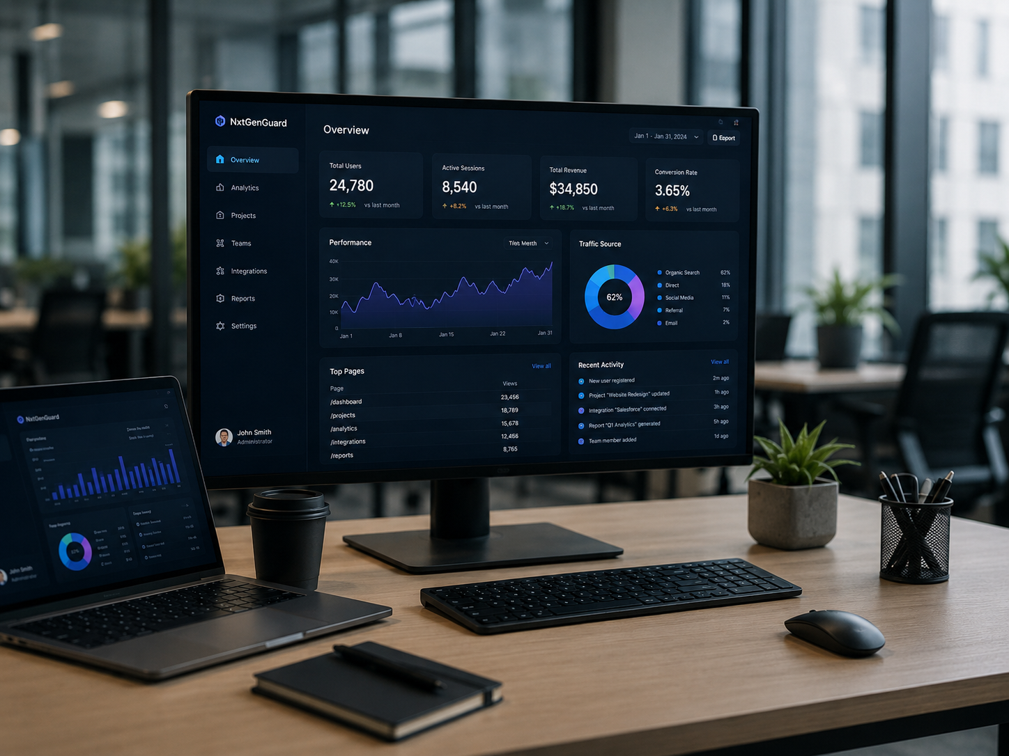 Platforms and dashboards service image